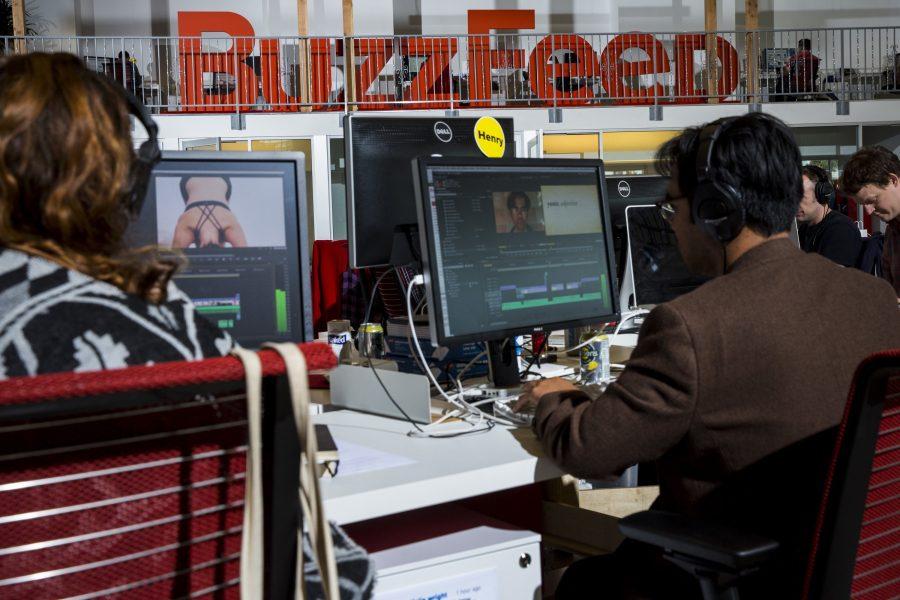 Buzzfeed headquarters in Los Angeles, California. (Jay L. Clendenin/Los Angeles Times/MCT)