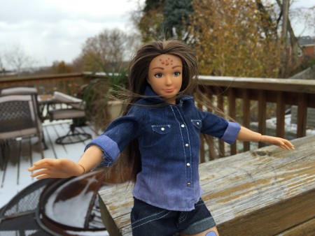 The new dolls come with stickers for imperfections like freckles, scars, acne and cellulite (Business Insider).