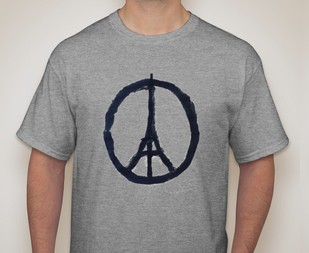 UHS French Club selling Pray for Paris T-shirts and baked goods to fundraise for Paris attacks