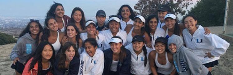 After beating number four seed Peninsula for the first time in five years, Girls Varsity Tennis advances to semi-finals on Wednesday, November 9 against number two seed Campbell Hall and regionals the following week. (Courtesy of the Girls Tennis Team)