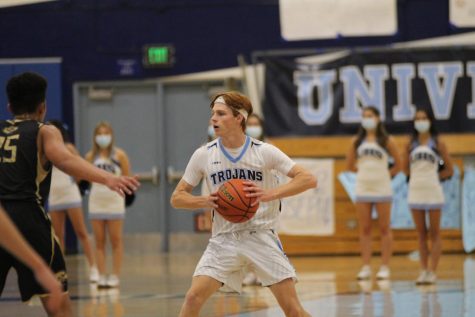 UHS Boys Basketball secures home game win against Laguna Hills
