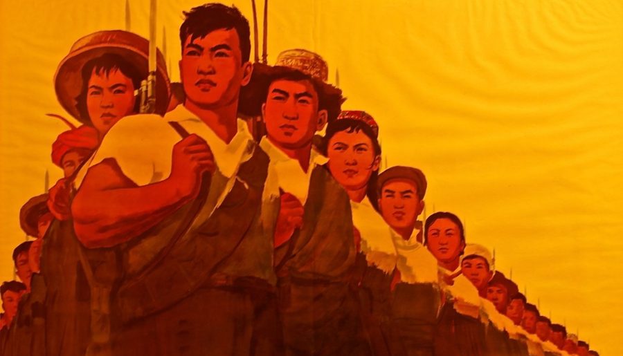 Chinese propaganda poster courtesy of flickr.