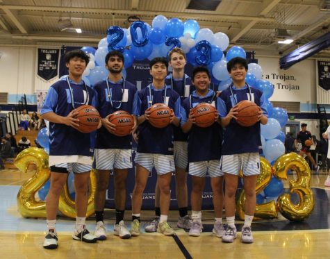 Senior Send Off: Boys Basketball Seniors Take the Court One Final Time at Home