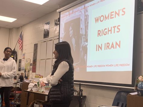 UHS She’s the First Club Presenting on Womens Rights in Iran