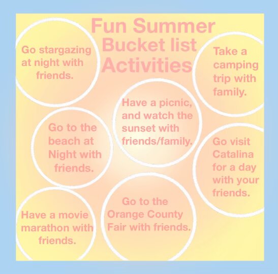 Fun Summer Bucket List Activities