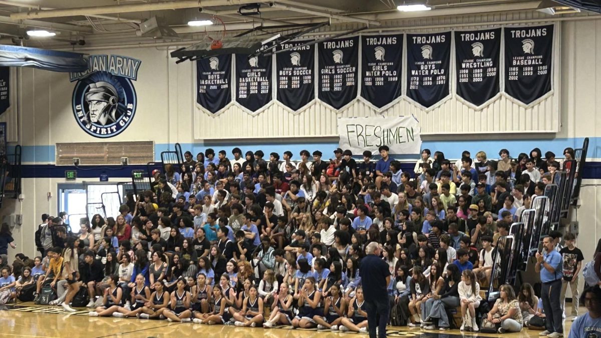 On Aug. 25, UHS students participate in the Fall Sports Pep Rally in the Big Gym. The pep rally fostered an inclusive atmosphere of school spirit to welcome students to another year.
