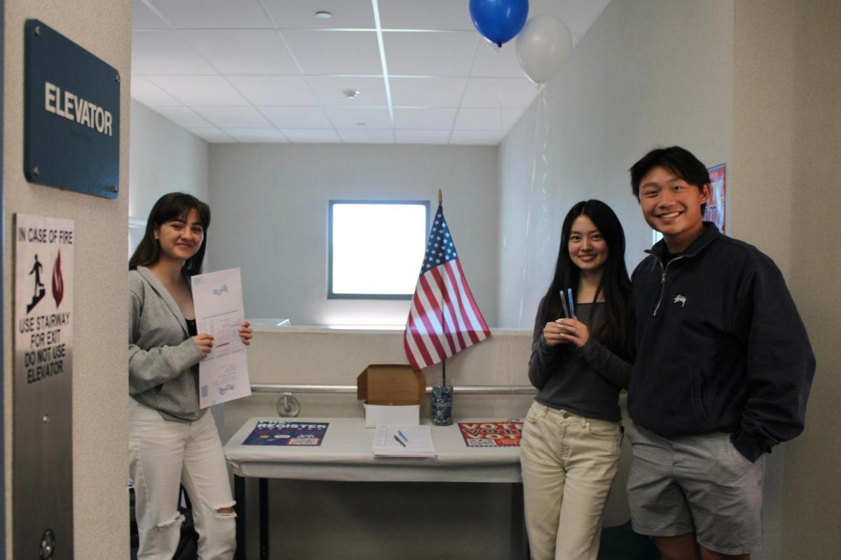 During Make a Difference Day, students were given the opportunity to register or pre-register to vote.