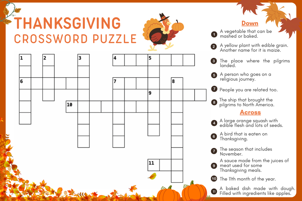 Thanksgiving+Crossword