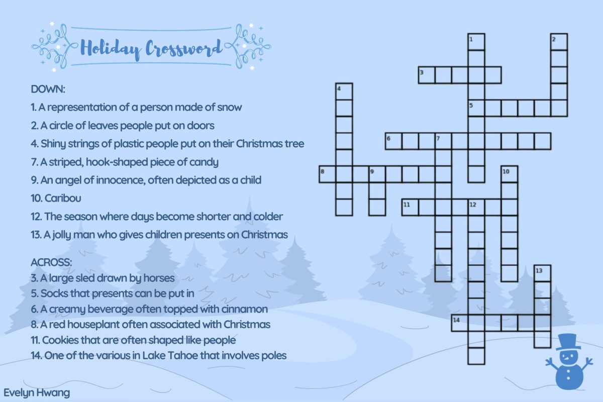 Holiday Crossword Puzzle