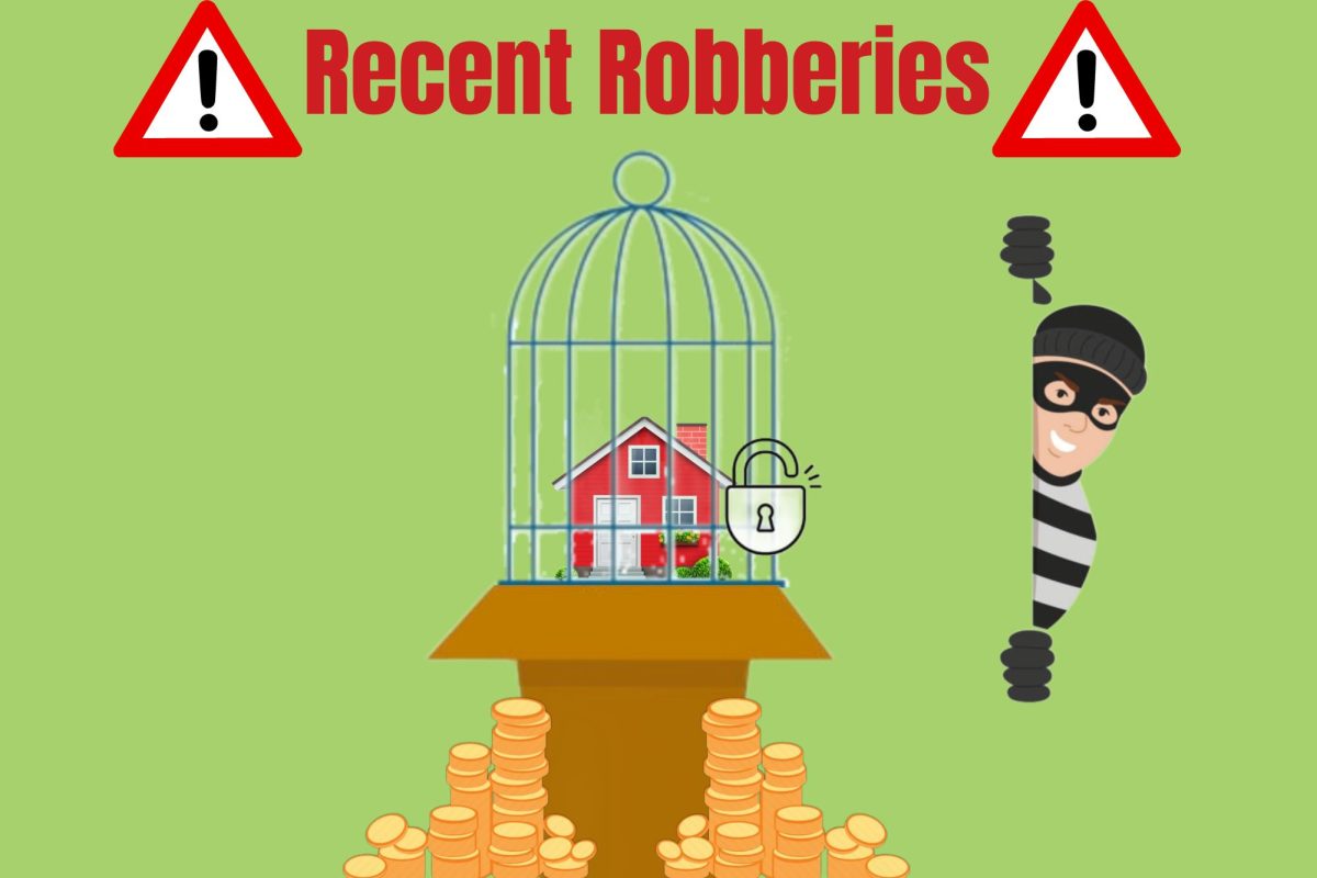 Local robberies are becoming more frequent, with small businesses and individual homes being the most common targets.