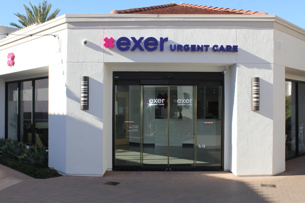 Exer Urgent Care at the University Town Center in Irvine. This urgent care provides healthcare services for students and residents in the surrounding community.