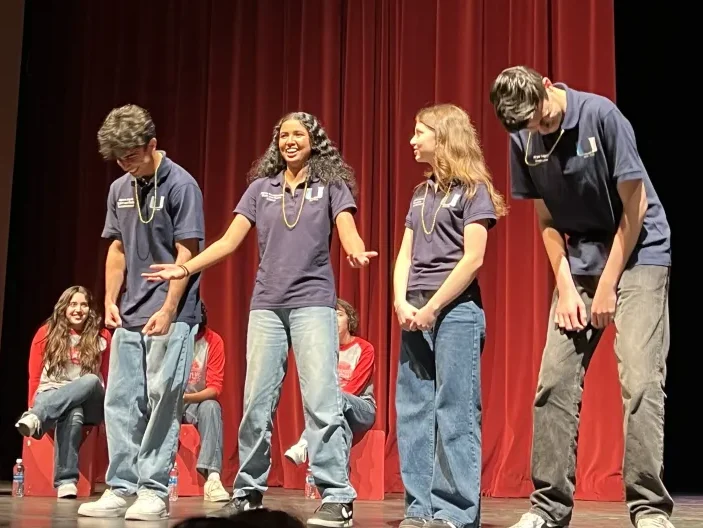 The Comedy Sportz match provides a delightfully hilarious experience for all UHS students.