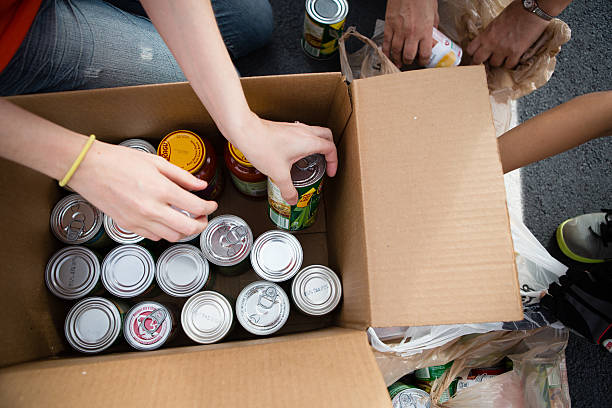 University High School students participate in the 2025 Irvine Unified School District Food Drive